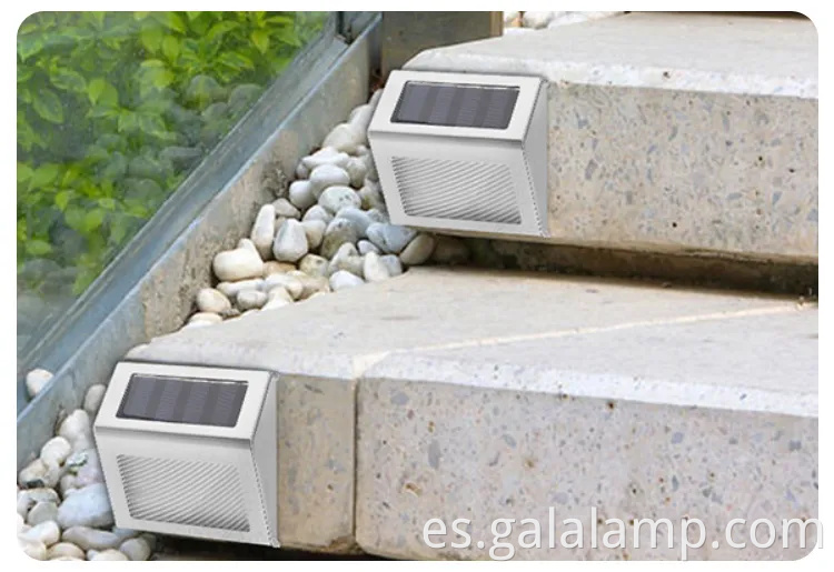 Elegantes luces de jardín al aire libre con energía solar para todo el clima